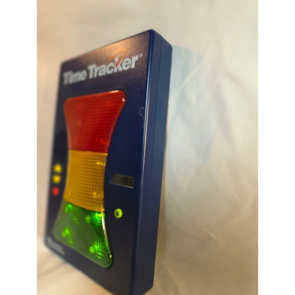 Learning Resources Time Tracker Visual Timer Classroom Clock Blue LER6900